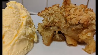 Quick and easy Apple Crumble recipe with oats [upl. by Liddie221]