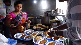 A Pav Bhaji Making Master shows us his Indian Street Food Recipe at quotKanaiya Paubhaji Centrequot Kadod [upl. by Bal]