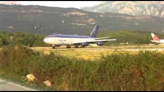 Extremely low start of IL86 Kras Air in Tivat [upl. by Eilrebmik]