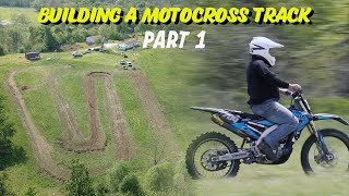 Motocross Track Build Pt 1 Starting From Scratch On 5 Acres [upl. by Assira305]