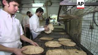 Israelis prepare dishes to celebrate the Jewish passover [upl. by Symon]