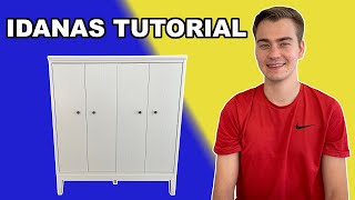 IKEAs Idanäs Cabinet With BiFolding Doors Tutorial [upl. by Allayne465]