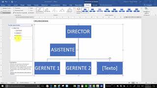 Crear organigrama en MS Word 2016 [upl. by Bertolde]