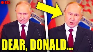 WATCH PUTIN ISSUE TERRIFYING WARNING TO TRUMP [upl. by Jolenta]