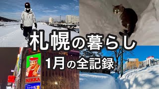 1月の札幌の暮らしを紹介します [upl. by Ahsiuq]