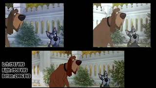 Lady and the Tramp VHS amp DVD Comparison [upl. by Amlet]