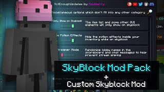 NEW BEST SkyBlock Mod Build  Custom SkyBlock Mod Hypixel SkyBlock [upl. by Mayda360]