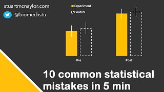 Ten Statistical Mistakes in 5 Min [upl. by Kernan]