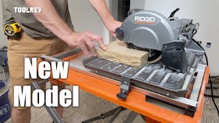 RIDGID R4031S 7 Wet Tile Saw Review [upl. by Anesusa]