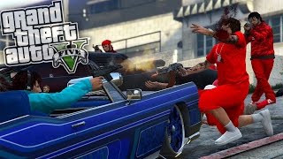 GTA 5 ONLINE  BLOODS VS CRIPS WAR EP 1 HQ [upl. by Elocn]