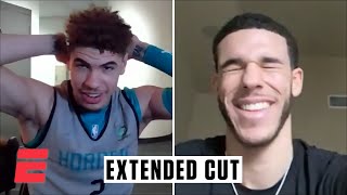 A conversation with LaMelo and Lonzo Ball Extended Cut  NBA on ESPN [upl. by Kristofer]