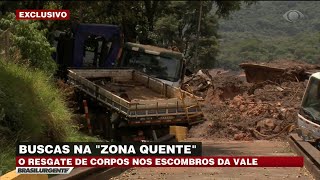 Brumadinho Bombeiros fazem buscas em refeitório [upl. by Boleslaw]