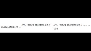 ISÓTOPOS ejercicios resueltos 02 [upl. by Kern]