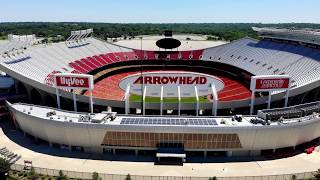 Arrowhead Stadium  Kansas City Drone Footage [upl. by Car891]