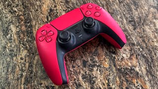 Cosmic Red PS5 Dualsense Controller UNBOXING  REVIEW [upl. by Analiese]