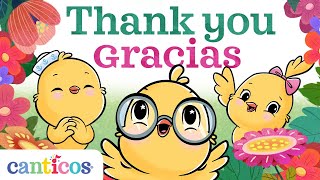 Canticos  Thank you Gracias  A Song About Gratitude  Canta en Inglés y Español [upl. by Narok]