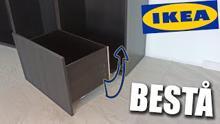 IKEA BESTA  drawer assembly  montage et installation tiroir [upl. by Tabshey]