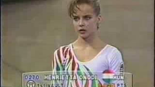 Henrietta Onodi  1992 Barcelona Olympic  VT 2 [upl. by Aiyram290]