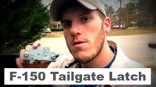 Tailgate Latch Replacement Ford F150 [upl. by Tove]