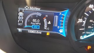 20192020 Ford Fusion Energi Using the EV button viewer request [upl. by Noakes745]