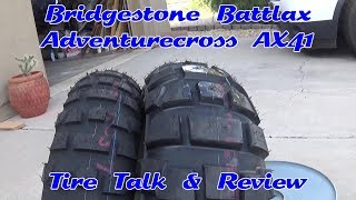 Bridgestone Battlax Adventurecross AX41 Review [upl. by Edette916]