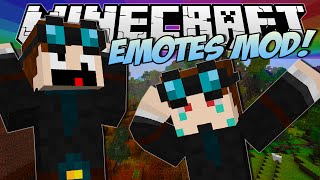 Minecraft  EMOTES MOD Become a Living Minecraft Emoji  Mod Showcase [upl. by Elsi]