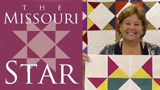 Make The Missouri Star Quilt Block with Jenny Doan of Missouri Star Video Tutorial [upl. by Nyvets]