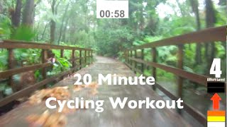 20 Minute Indoor Cycling Workout [upl. by Nnylaf]