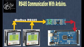 Read Two RS485 Multifunction energy Meter Data Using Arduino [upl. by Swehttam]