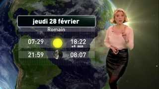 Météo  28 Février 2013 13h30 [upl. by Llerahc]