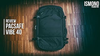 The safest CarryOn Backpack REVIEW Pacsafe Vibe 40 [upl. by Teodorico]