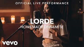 Lorde  Homemade Dynamite Vevo x Lorde [upl. by Salguod]