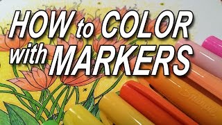 How to Color with Markers [upl. by Egamlat]