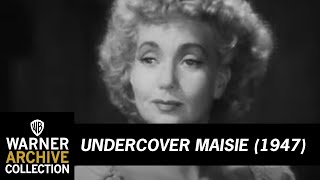 Original Theatrical Trailer  Undercover Maisie  Warner Archive [upl. by Gregoire749]