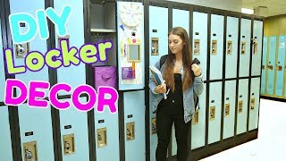 BACK to SCHOOL LOCKER DECORATIONS  DIY LOCKER DECOR [upl. by Blanka528]