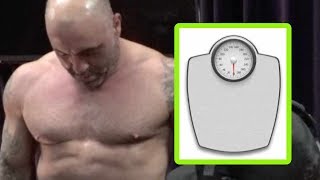 Joe Rogan Strips Down for Sober October WeighIn [upl. by Neelak]