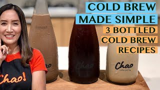 BUSINESSHOME EASY BOTTLED COLD BREW COFFEE RECIPES AMERICANO LATTE amp MOCHA [upl. by Uaerraj]