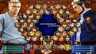 The King of Fighters 2002 Unlimited Match All Characters PS2 [upl. by Enined413]