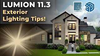 Lumion 113 Pro Exterior Render Tutorial  Lighting [upl. by Nylekcaj]