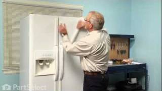 Refrigerator Repair Replacing the Door Handle Frigidaire Part  297311201 [upl. by Airotcivairam]