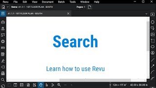 Bluebeam Revu Search [upl. by Chapin]