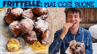 FRITTELLE DOLCI DI CARNEVALE mai mangiate così buone e soffici  ricetta facile  Davide Zambelli [upl. by Pelmas118]