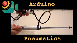 Control Pneumatic Cylinder with Arduino [upl. by Nerrawed882]