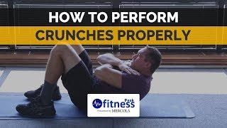 How to Perform Crunches Properly [upl. by Almire176]