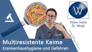 Multiresistente Keime MRSA VRE Die Gefahr durch Antibiotikaresistenz amp Krankenhausinfektionen [upl. by Kenney149]