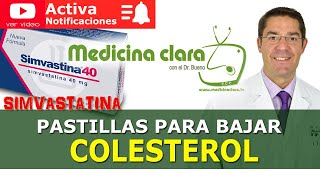 Simvastatina 💊 Pastillas para bajar el colesterol  👨‍⚕️ Vademecum Medicina Clara [upl. by Hoashis]