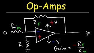 Operational Amplifiers  Inverting amp Non Inverting OpAmps [upl. by Arakat195]