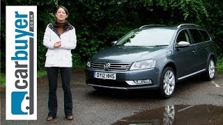 Volkswagen Passat Alltrack estate review  CarBuyer [upl. by Richara]