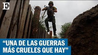 GUERRA UCRANIA  Así son los combates en las trincheras  EL PAÍS [upl. by Urdna]