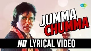 Jumma Chumma De De Lyrics  Amitabh Bachchan  Kimi Katkar  Rajnikanth  Govinda  Hum 1991 [upl. by Chancelor]